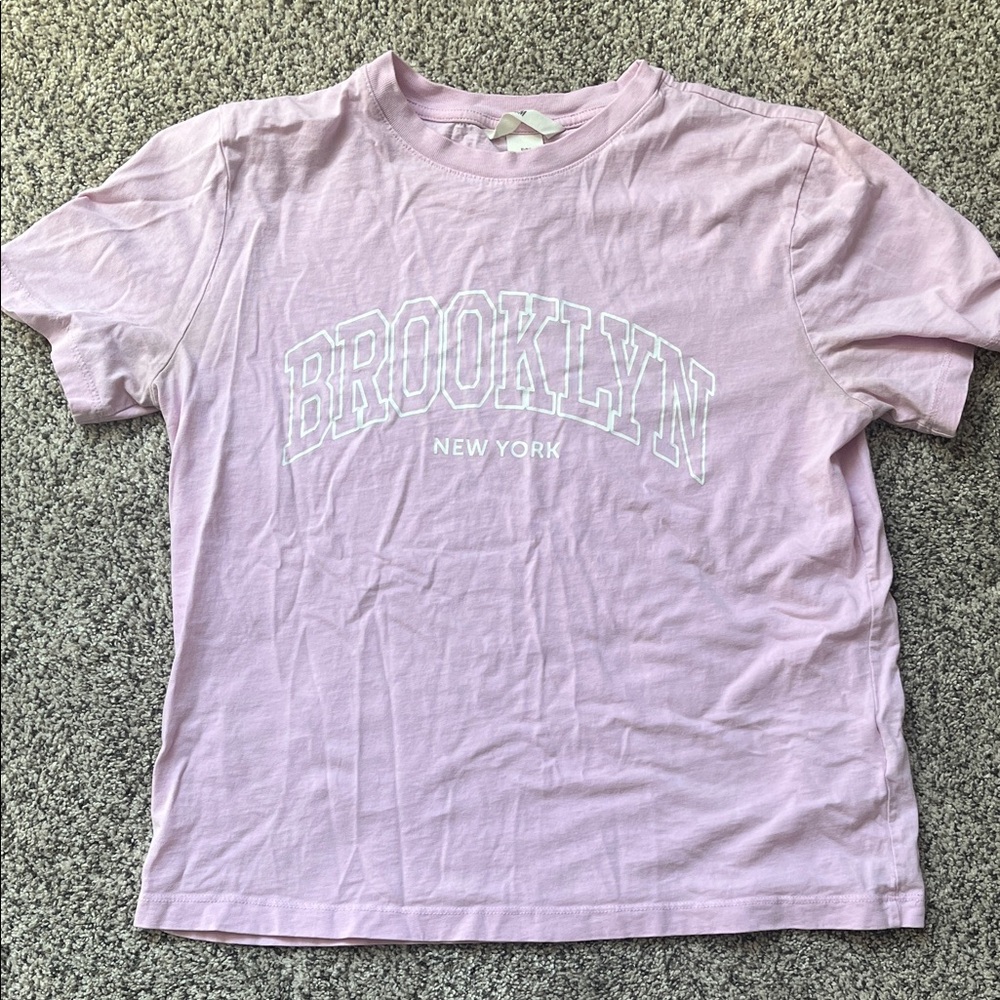 H&M Lavender Brooklyn Tee
